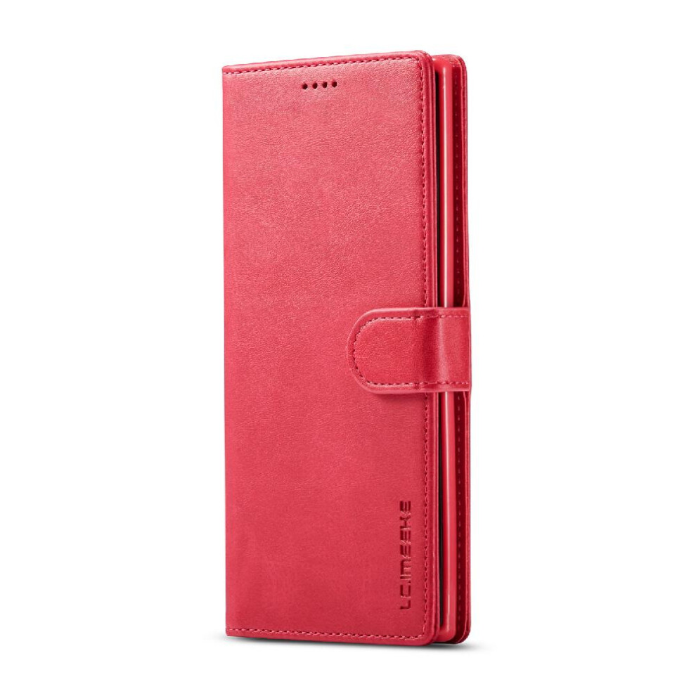 (Red) Case For Samsung Galaxy A32 4G Card Slots Wallet With Holder Calf Texture Horizontal Flip Leather Case Red 764762617035