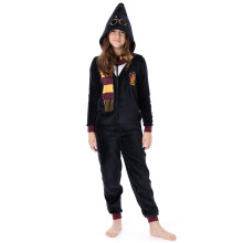 (9-10 Years) Harry Potter Onesie (Unisex Kids Black)