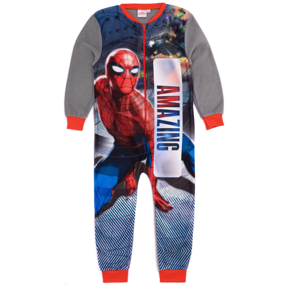 (3-4 Years) Marvel Onesie (Boys Grey)