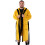 Star Trek (Medium) Star Trek Hooded Bathrobe (Mens Yellow) 6