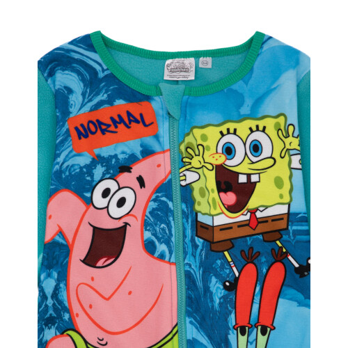SpongeBob SquarePants (3-4 Years) SpongeBob SquarePants Onesie (Boys Blue) 1