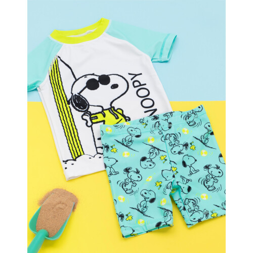 (18-24 Months) Peanuts 2 Piece Swim Set (Boys Blue) 1