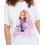 Barbie (Medium) Barbie Short Sleeved T-Shirt (Womens White) 4