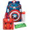 Marvel Marvel 4 Piece Backpack Set (Boys Blue) 1