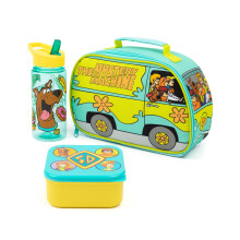 Scooby Doo Lunch Bag and Bottle Set (Unisex Kids Blue)