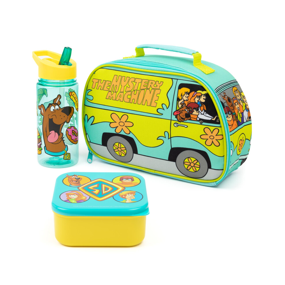Scooby Doo Lunch Bag And Bottle Set (Unisex Kids Blue)