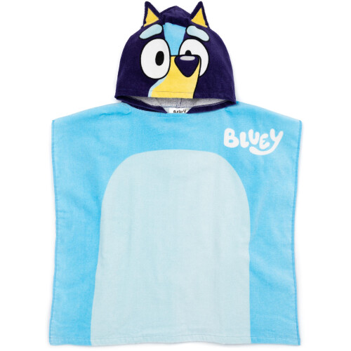 Bluey Bluey Poncho Towel (Unisex Kids Blue) 2
