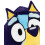 Bluey Bluey Poncho Towel (Unisex Kids Blue) 6