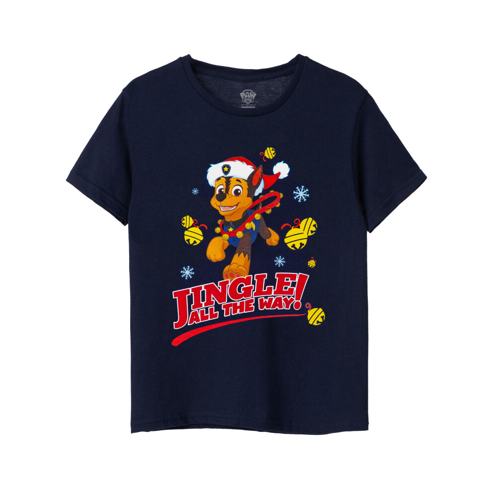 (3-4 Years) Paw Patrol Short Sleeved T-Shirt (Boys Blue)