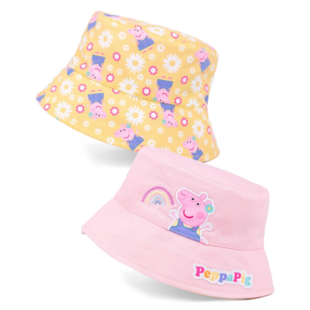 Peppa Pig Bucket Hat (Girls Multicoloured)