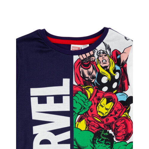 Marvel (3-4 Years) Marvel Avengers Short Sleeve Short Leg Pyjama Set (Boys Blue) 2