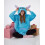 Disney (9-13 Years) Disney Lilo & Stitch Blanket Hoodie (Girls Blue) 5