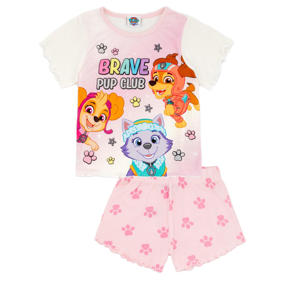 (2-3 Years) Paw Patrol Short Sleeve Short Leg Pyjama Set (Girls Pink)