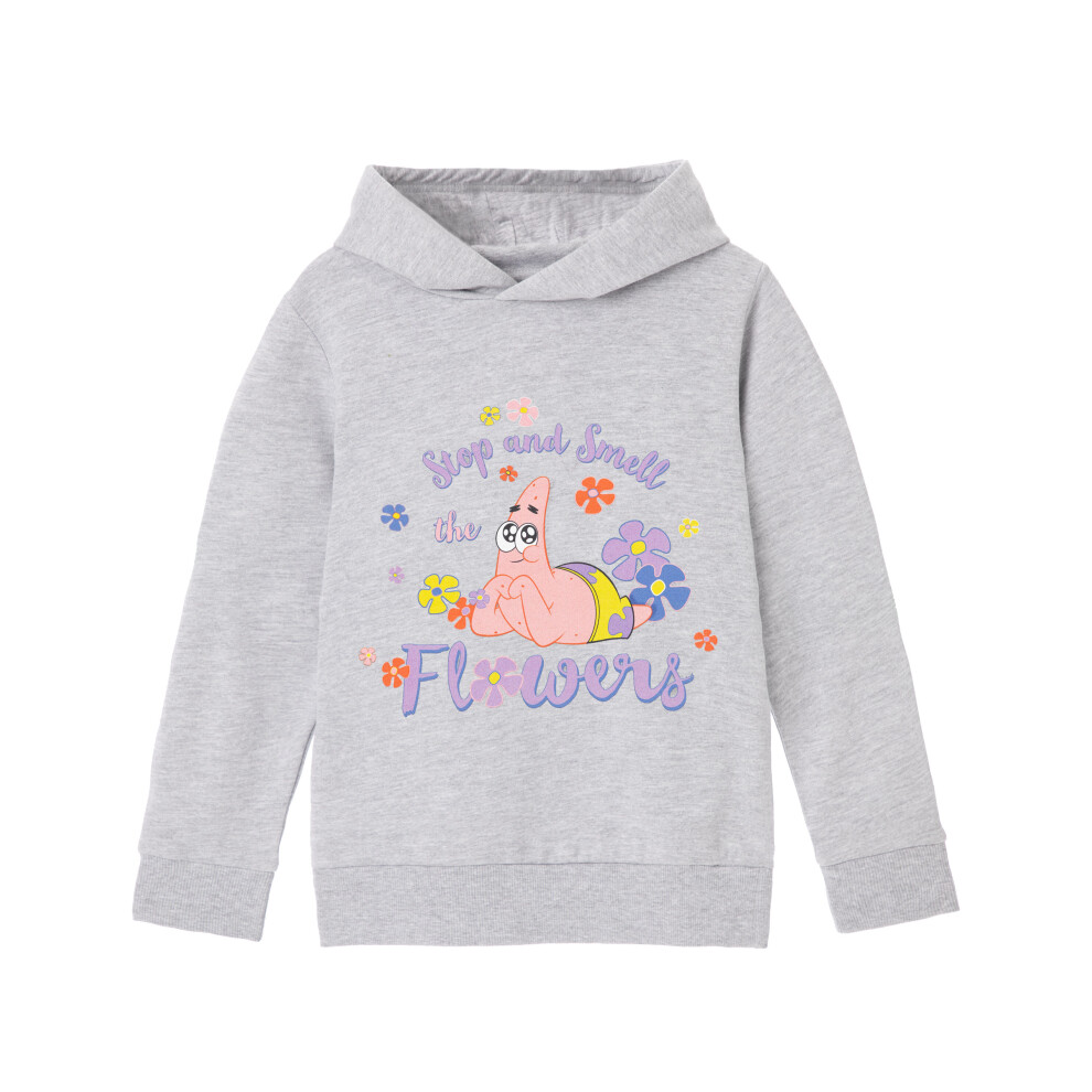 (13-14 Years) SpongeBob SquarePants Hoodie (Girls Grey)