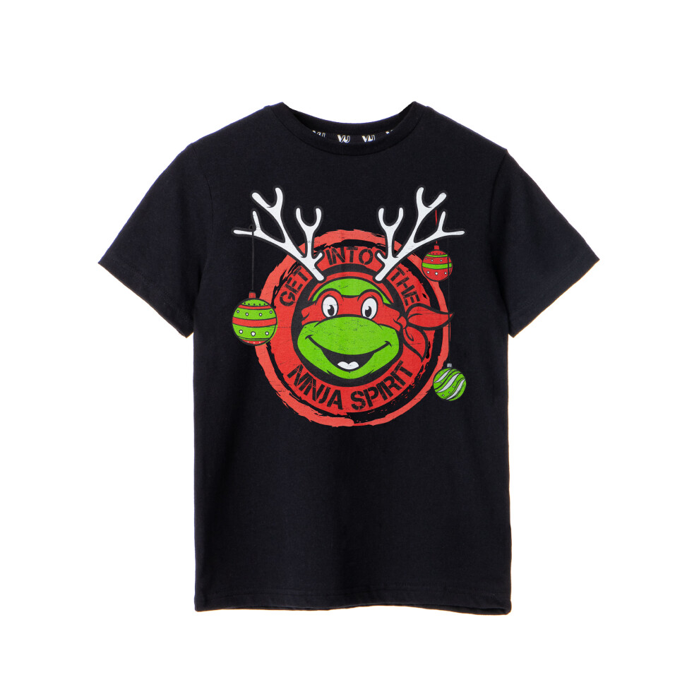 (5-6 Years) Teenage Mutant Ninja Turtles Short Sleeved T-Shirt (Boys Black)