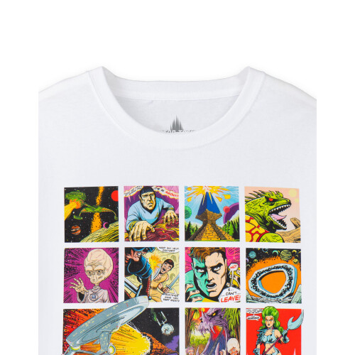 Star Trek (Medium) Star Trek Short Sleeved T-Shirt (Mens White) 2