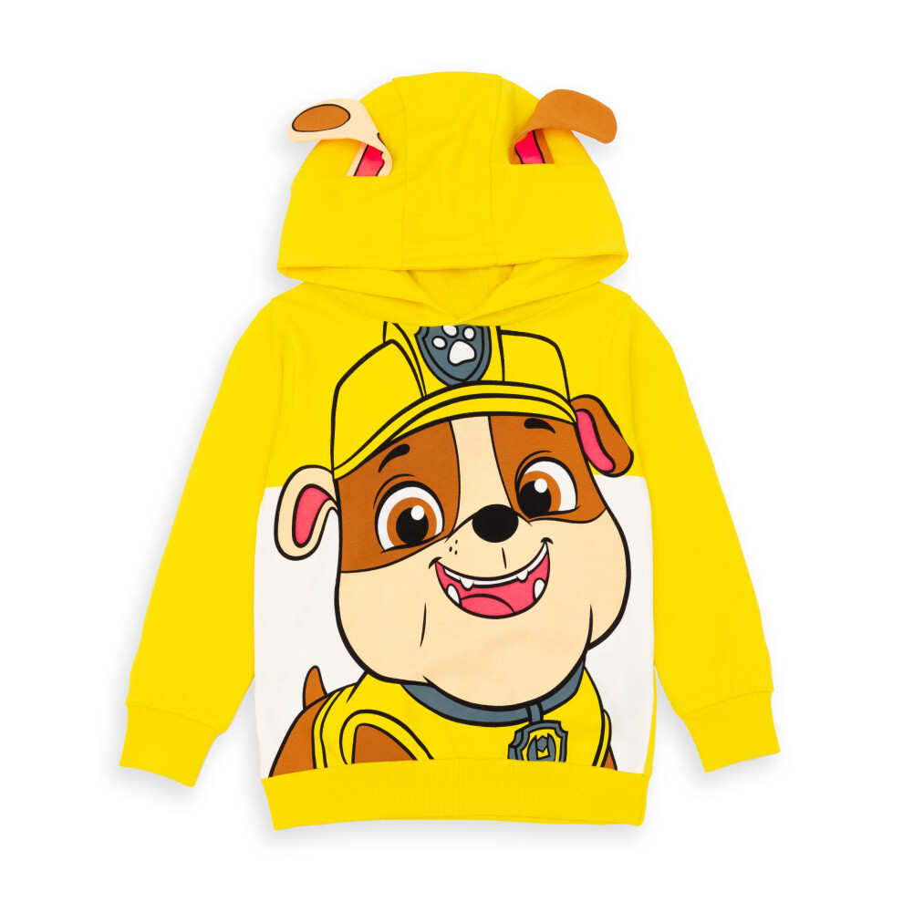 (6-7 Years) Paw Patrol Hoodie (Boys Yellow)