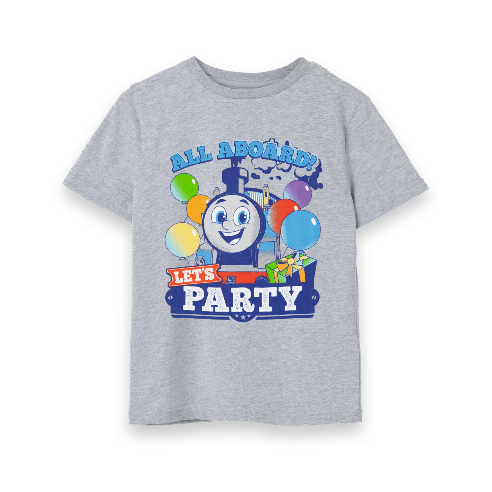 (5-6 Years) Thomas and Friends Short Sleeved T-Shirt (Boys Grey)