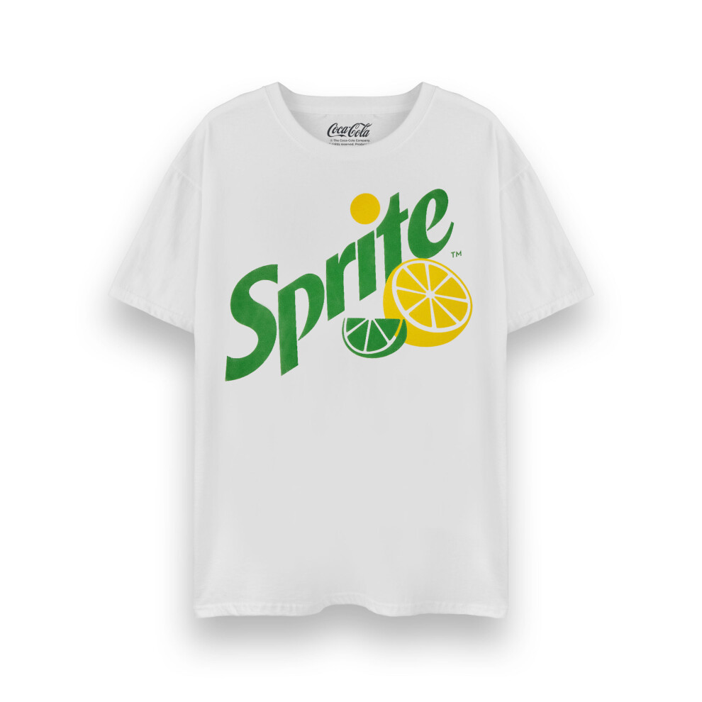 (XXX-Large) Coca Cola Sprite Short Sleeved T-Shirt (Unisex White)