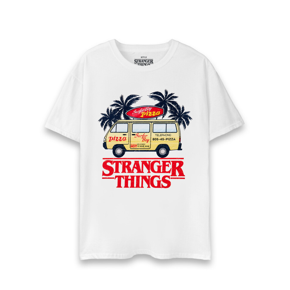 Stranger Things Men's White (Xxx-Large) Short Sleeved T-Shirt (Unisex )