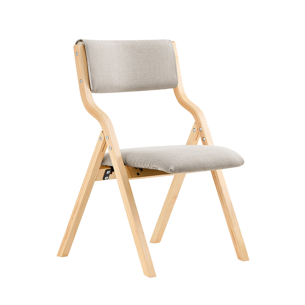 SoBuy® FST40-HG, Wooden Padded Folding Chair Dining Chair Office Chair