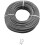 Silver Curtain Wire 1m or 100cm or 39 inches + 2Hooks + 2Eyes 1