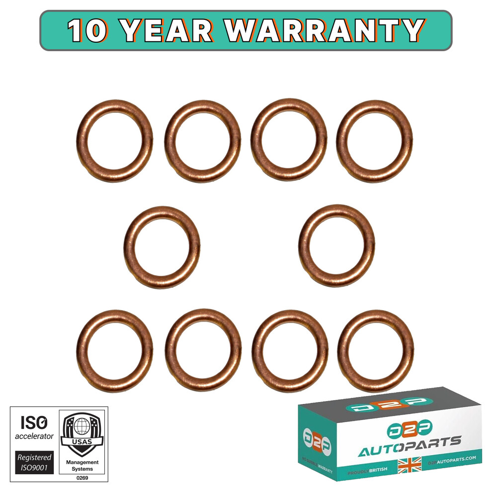 10 X Citroen Peugeot 16Mm Oil Sump Plug Washers 5056167427094
