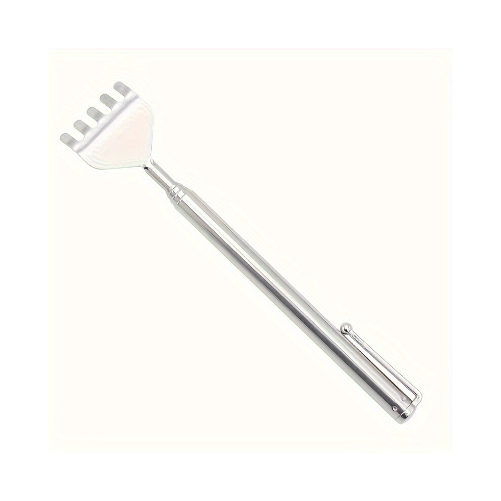 Mdsrjone (1Pc) 1Pc Adjustable Back Scratcher Stainless Steel Back Massage Telescopic Anti Itch Claw Massager