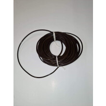 Dark Brown Walnut Curtain Wire 1m or 100cm or 39 inches + 2Hooks+2Eyes