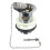 SPARES2GO Chrome Slotted Sink Basin Bathroom Kitchen Waste Chain Stay Plug (1 1/4") 1