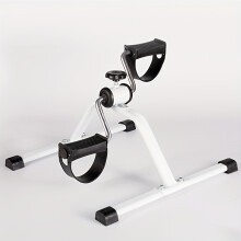 (White) 1pc Fitness Foot Pedal, Leg Trainer, Fitness & Exercise Foot Pedal, Leg Muscle Training Machine