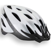 (White & Silver) 58-62cm Adults Cycling Bicycle Bike Adjustable Safety Helmet Age 14+