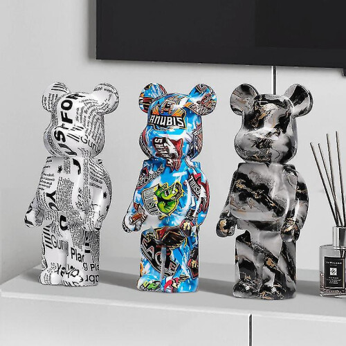(Bear20) Bearbricks 400% Statue Bear Sculptures 1