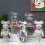 (Bear20) Bearbricks 400% Statue Bear Sculptures 3