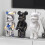 (Bear20) Bearbricks 400% Statue Bear Sculptures 4