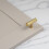 (55mm Pull) Satin Brass Reeded T Bar Handles 4