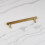 (160mm Handle) Satin Brass Reeded T Bar Handles 7