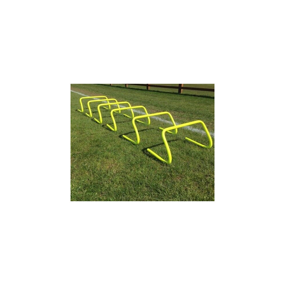 (12 Inch) Speed Agility Hurdles Football Training Set Of 6