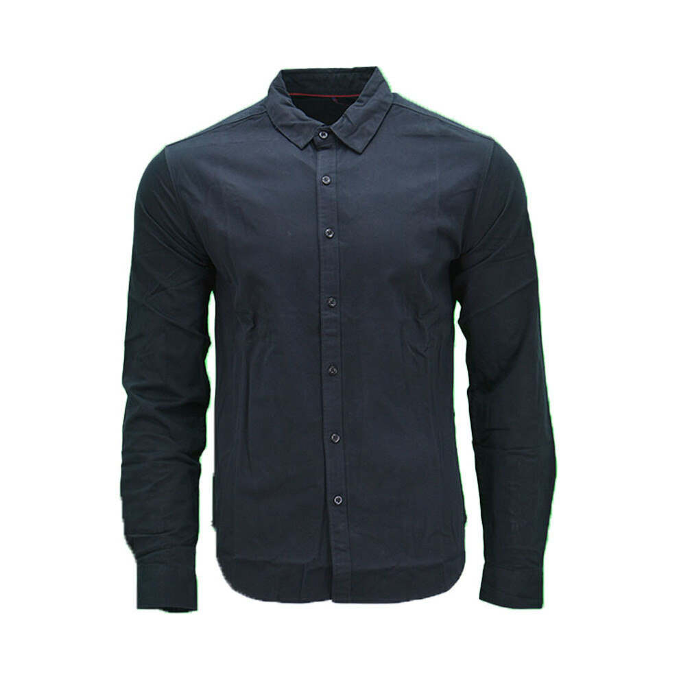 Levi's (, S) Mens Shirts Cotton Long Sleeve Flannel Shirt Black