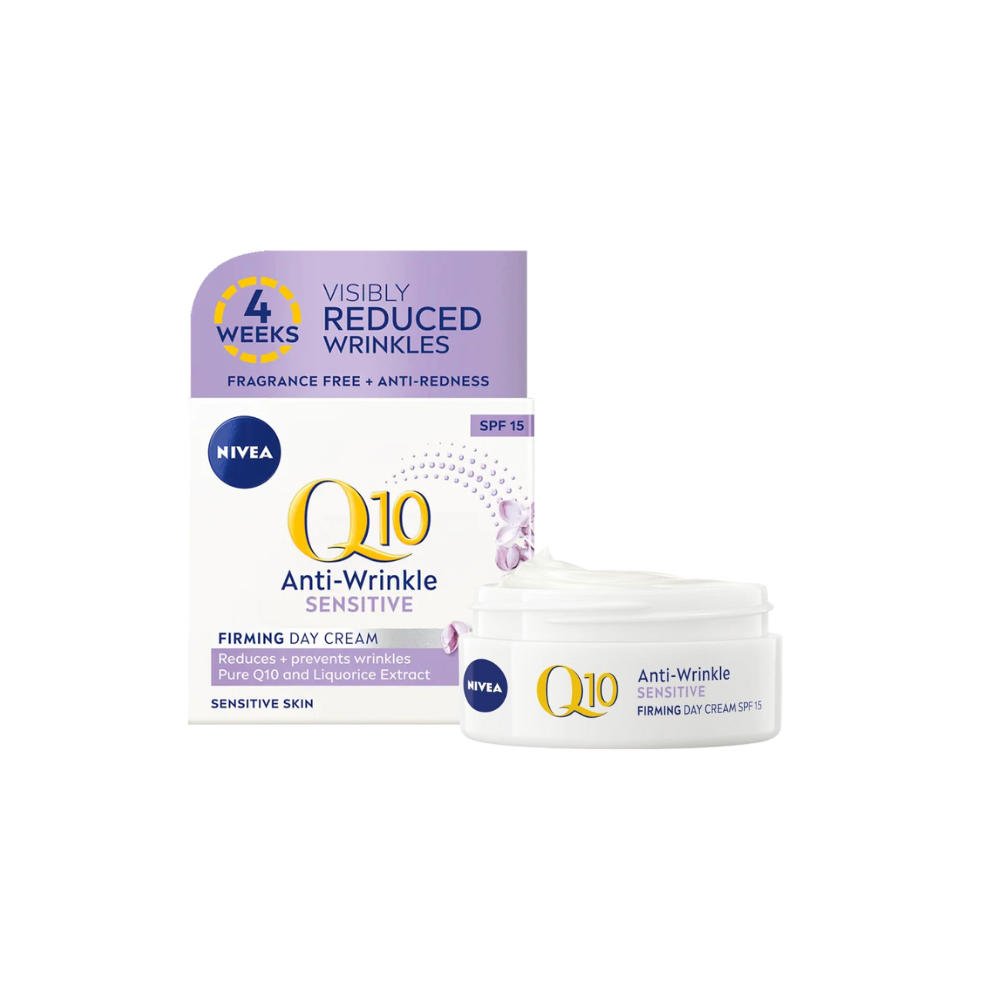 Nivea Q10 Anti Wrinkle Sensitive Firming Day Cream Spf15 50ml