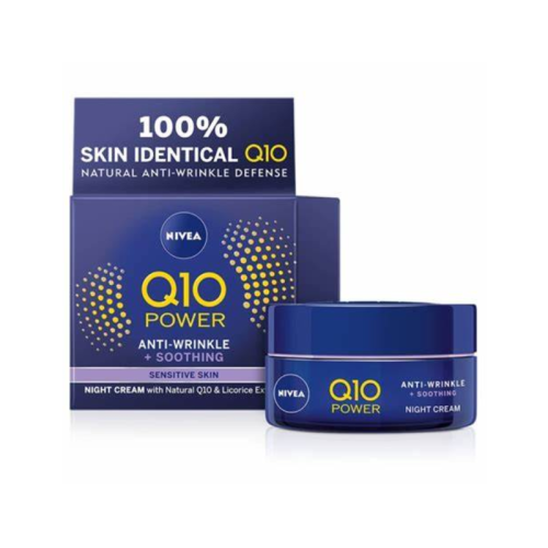 NIVEA Nivea Q10 Anti Wrinkle Sensitive Night Cream 50ml