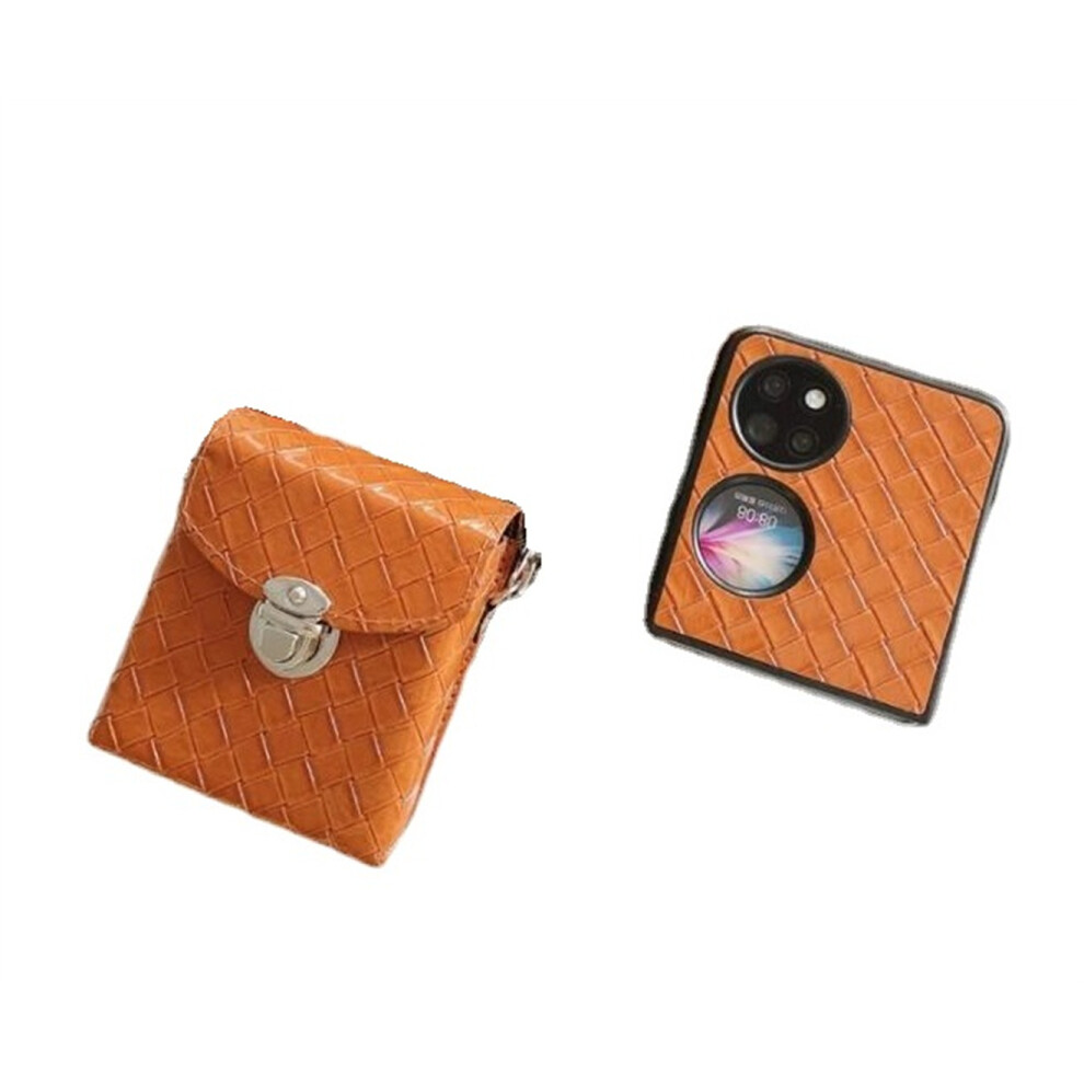 012 Diagonal Stranded Strap Small Backpack Phone Case Suitable For Huawei Pocket2 766262026836