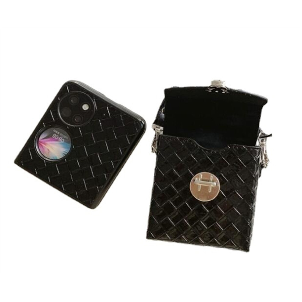 011 Diagonal Stranded Strap Small Backpack Phone Case Suitable For Huawei Pockets 766262026829