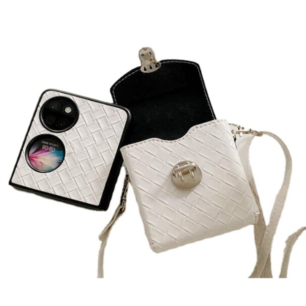 013 Diagonal Stranded Strap Small Backpack Phone Case Suitable For Huawei Pocket2 766262026867