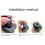 For -Audi A4L Q5 A6 A5 Rear Mirror Knob Switch 5