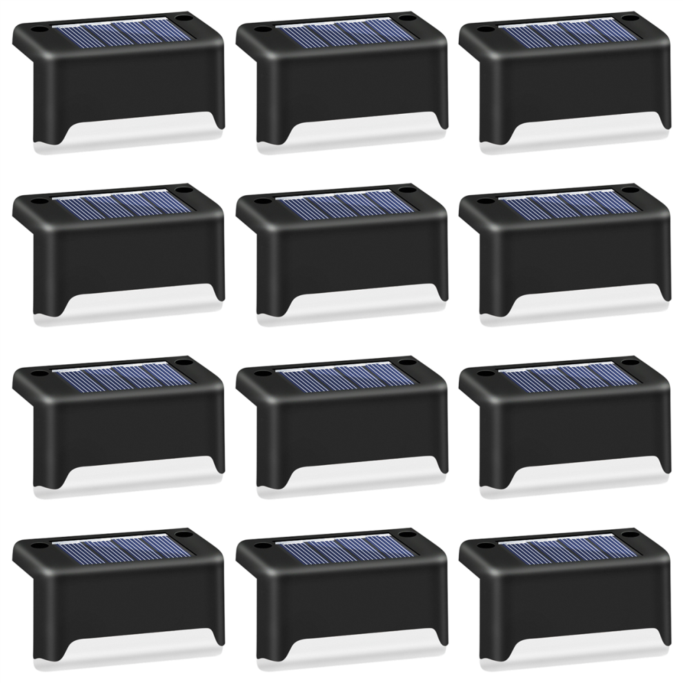 Solar Waterproof Deck Lights Step Lights Led Fence Lamp for Patio