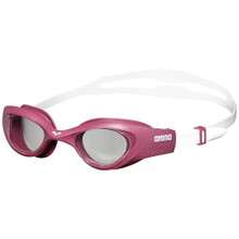 The One Woman Swim Goggles for Women, Clear-Red Wine-White, Non-Mirror Lens
