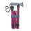Walking Stick Gel Handled, Red Crackle 1