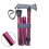 Walking Stick Gel Handled, Red Crackle 7