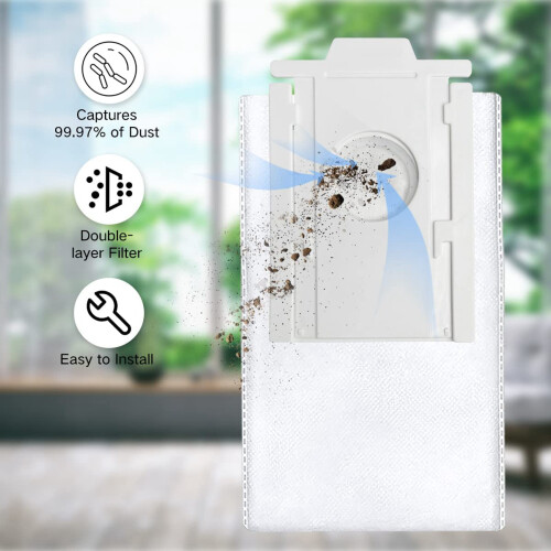 10Pc Dust Bags Replacement for Samsung VCA-RDB95 Jet Bot+ Jet Bot AI+ 1